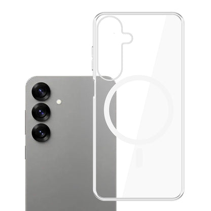 Калъф MagSafe за Samsung Galaxy S25 S931, 3MK, Clear MagCase, Прозрачен