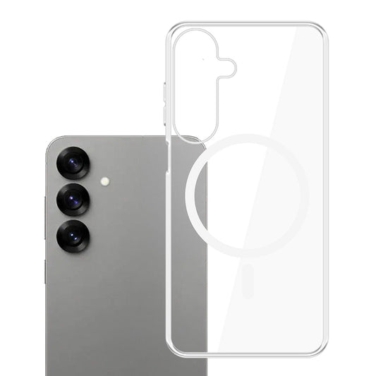 Калъф MagSafe за Samsung Galaxy S25 S931, 3MK, Clear MagCase, Прозрачен