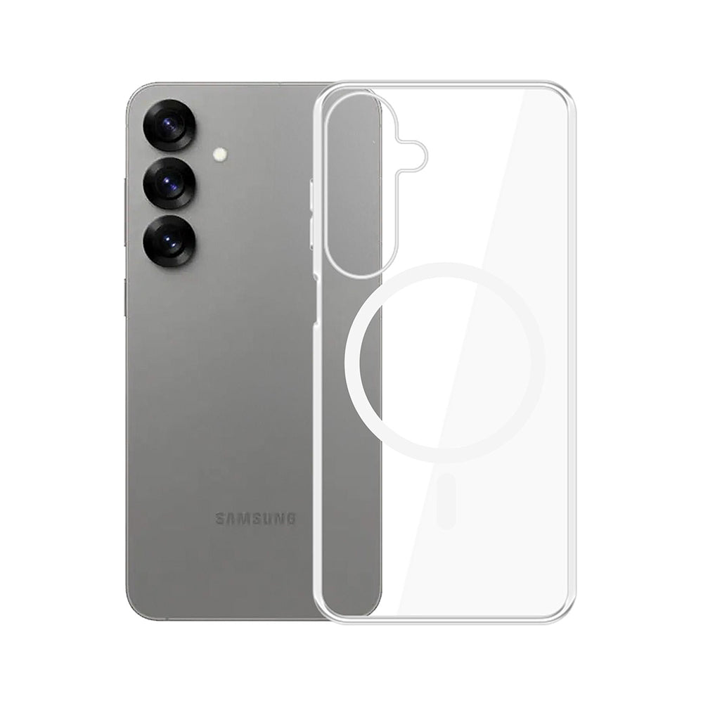 Калъф MagSafe за Samsung Galaxy S25 S931, 3MK, Clear MagCase, Прозрачен