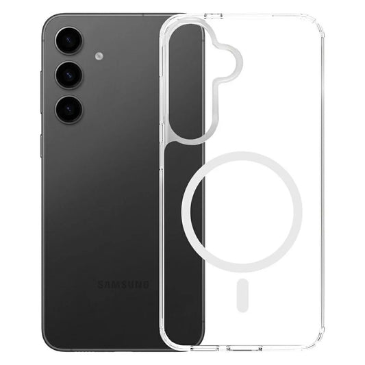 MagSafe калъф за Samsung Galaxy S25 S931 / S24 S921, 3MK, Armor MagCase, прозрачен