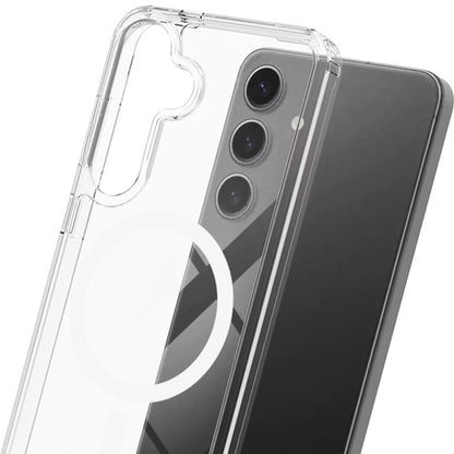 MagSafe калъф за Samsung Galaxy S25 S931 / S24 S921, 3MK, Armor MagCase, прозрачен