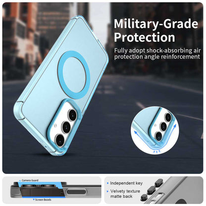 MagSafe Case for Samsung Galaxy S25 S931 / S24 S921, Techsuit, CandyCase, Blue