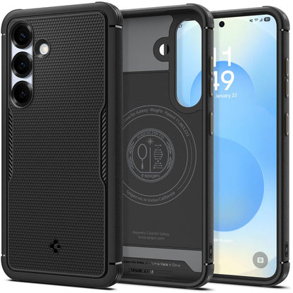 Калъф MagSafe за Samsung Galaxy S25 S931, Spigen, Core Armor, Мат Черен