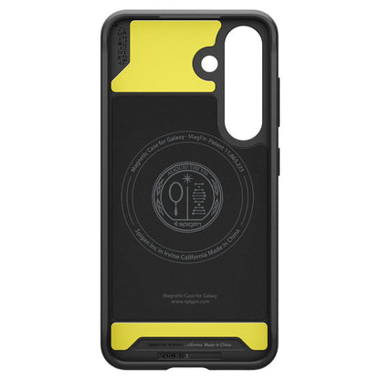 Калъф MagSafe за Samsung Galaxy S25 S931, Spigen, Rugged Armor, Матиран Черен ACS08998