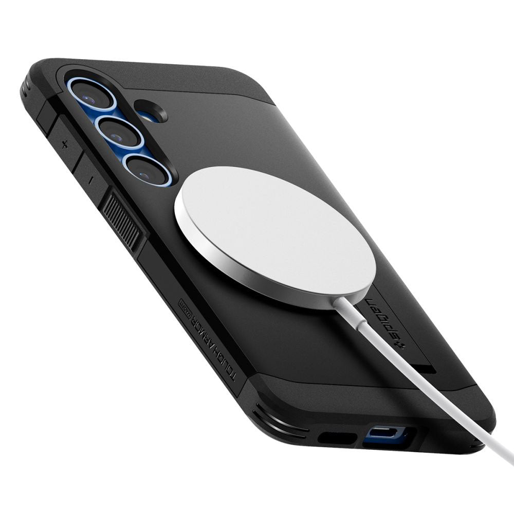 Калъф MagSafe за Samsung Galaxy S25 S931, Spigen, Tough Armor, Черен ACS09008