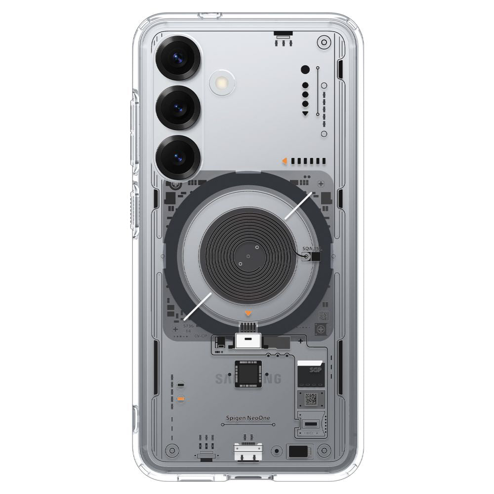 Калъф MagSafe за Samsung Galaxy S25 S931, Spigen, Ultra Hybrid Neo One, Прозрачен