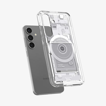 Калъф MagSafe за Samsung Galaxy S25 S931, Spigen, Ultra Hybrid Zero One, Бял ACS09004