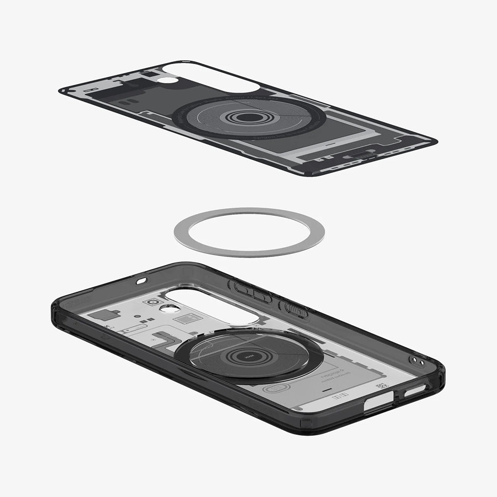 Калъф MagSafe за Samsung Galaxy S25 S931, Spigen, Ultra Hybrid Zero One, Черен ACS09003