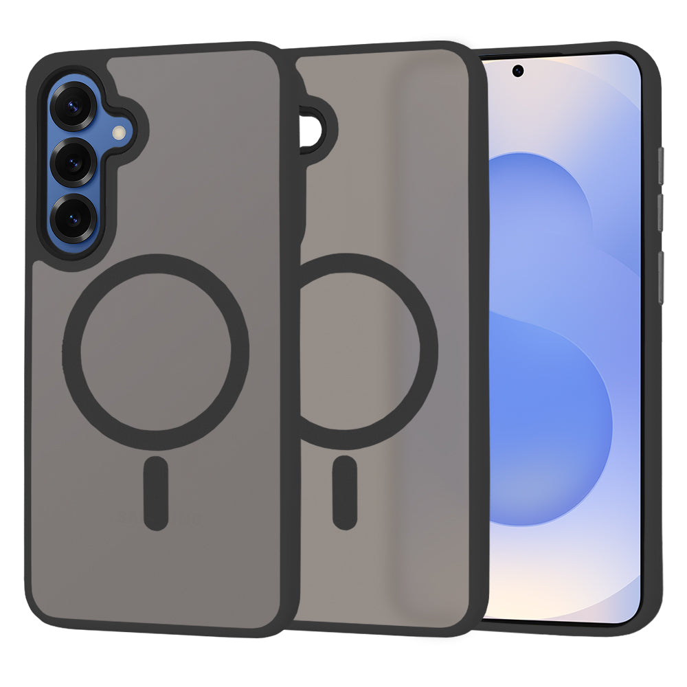 Калъф MagSafe за Samsung Galaxy S25 S931, Techsuit, HaloFrost, Черен