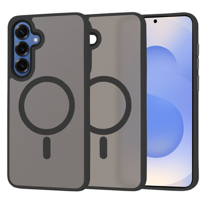 Калъф MagSafe за Samsung Galaxy S25 S931, Techsuit, HaloFrost, Черен