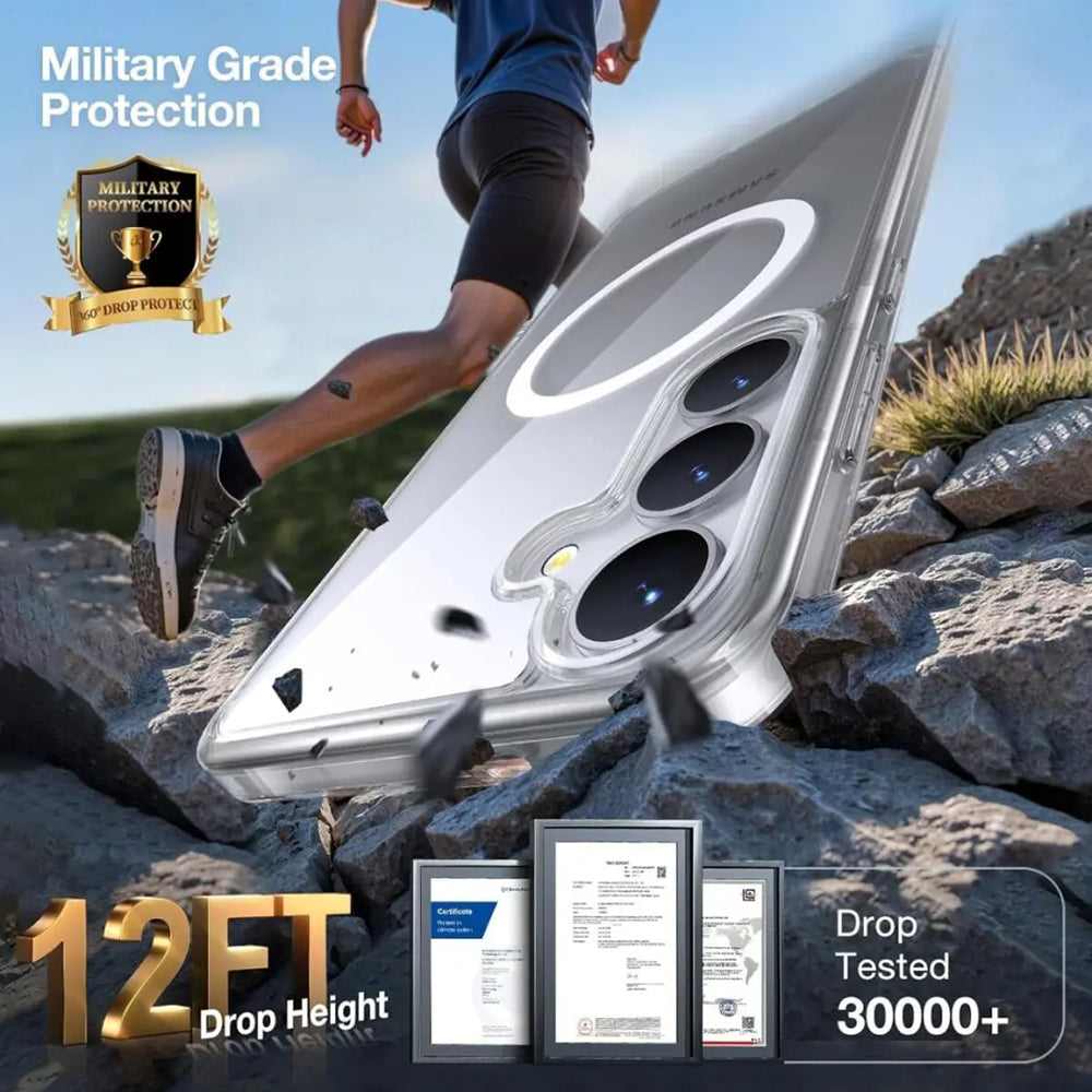 Калъф MagSafe за Samsung Galaxy S25 S931, Torras, Guardian, Черен