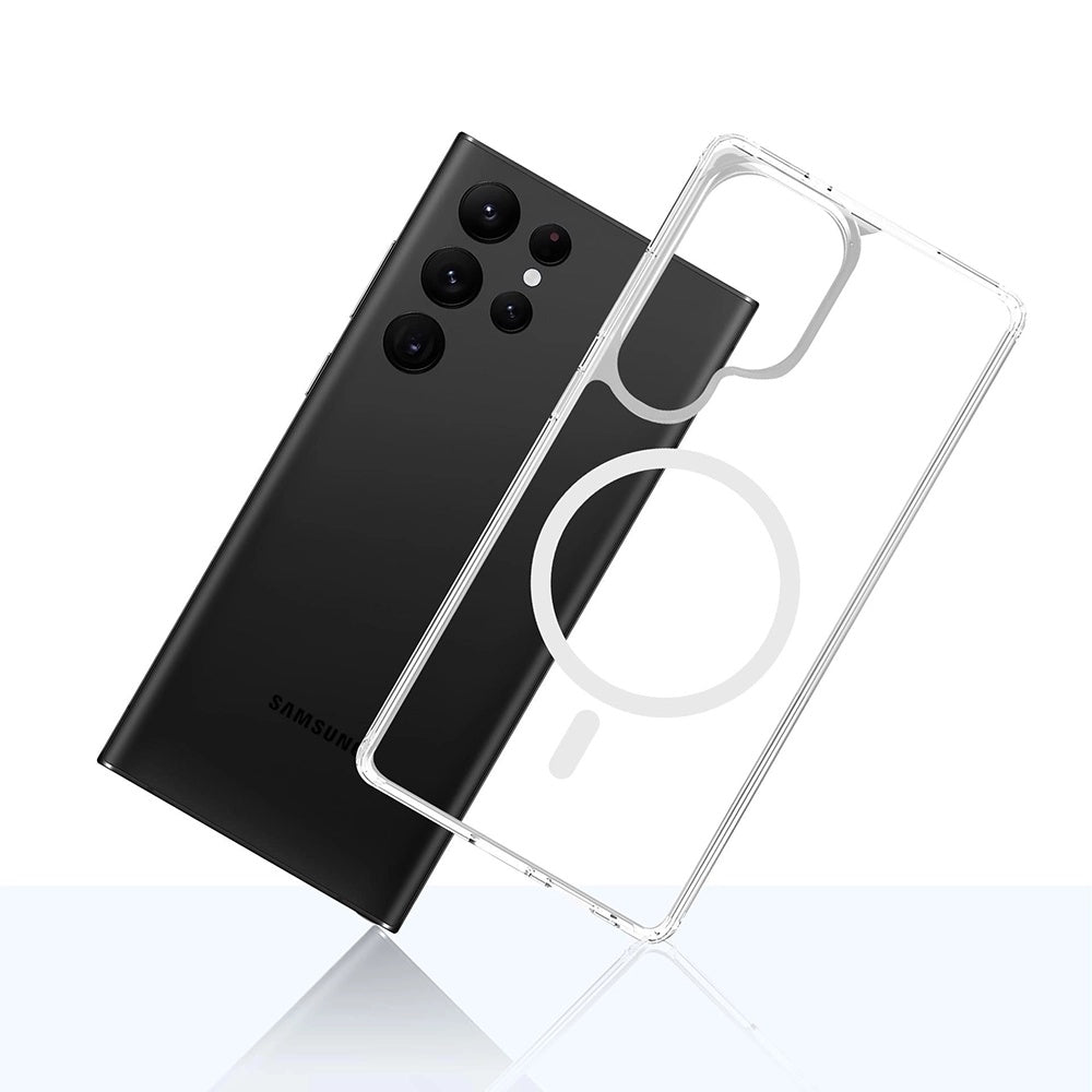 MagSafe калъф за Samsung Galaxy S25 Ultra S938, 3MK, Armor MagCase, прозрачен