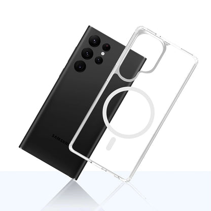 MagSafe калъф за Samsung Galaxy S25 Ultra S938, 3MK, Armor MagCase, прозрачен