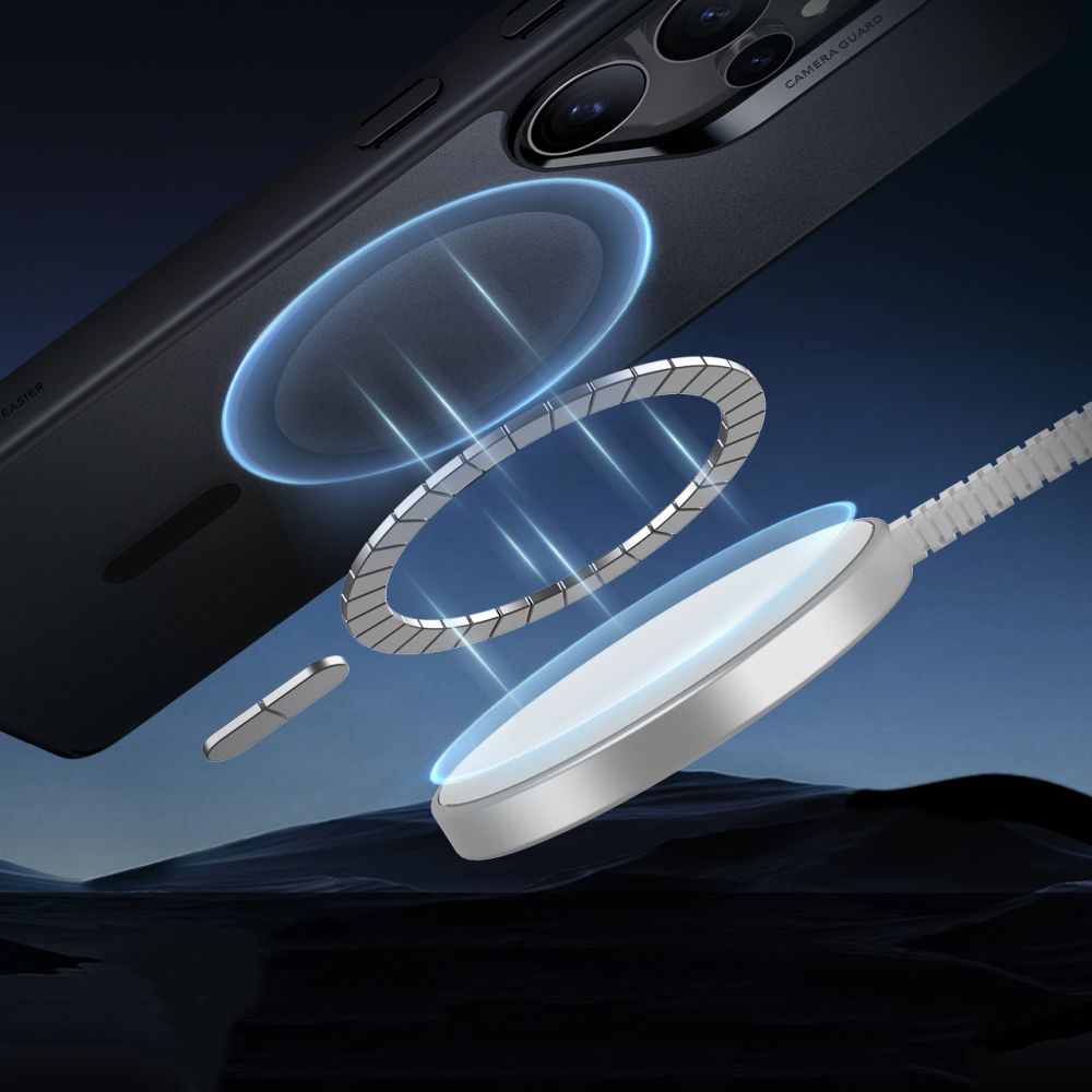 Калъф MagSafe за Samsung Galaxy S25 Ultra S938, ESR, Classic Hybrid, Сатенено черен