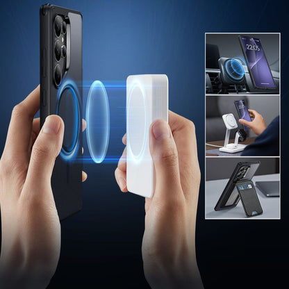 Калъф MagSafe за Samsung Galaxy S25 Ultra S938, ESR, Classic Hybrid, Сатенено черен