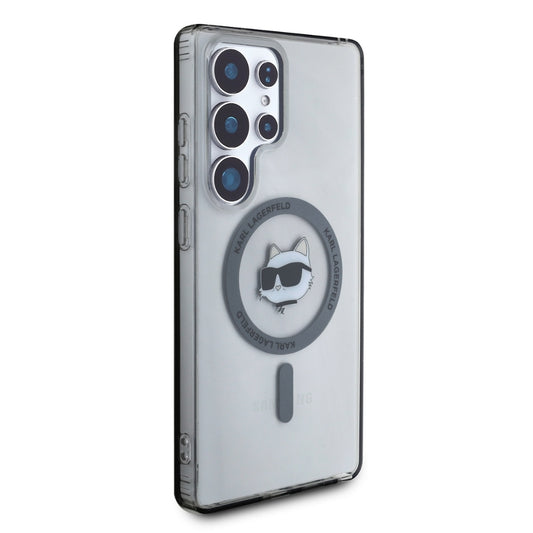 Калъф MagSafe за Samsung Galaxy S25 Ultra S938, Karl Lagerfeld, IML Choupette's Head, Черен