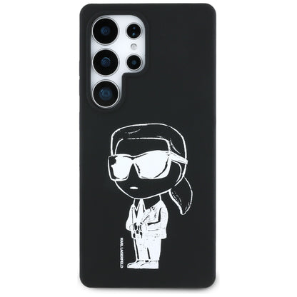 Калъф MagSafe за Samsung Galaxy S25 Ultra S938, Karl Lagerfeld, Silicone Graffiti, Черен