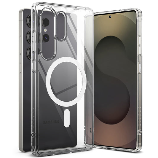 MagSafe Case for Samsung Galaxy S25 Ultra S938, Ringke, Fusion, Transparent
