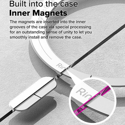 Калъф MagSafe за Samsung Galaxy S25 Ultra S938, Ringke, Fusion, Матиран прозрачен