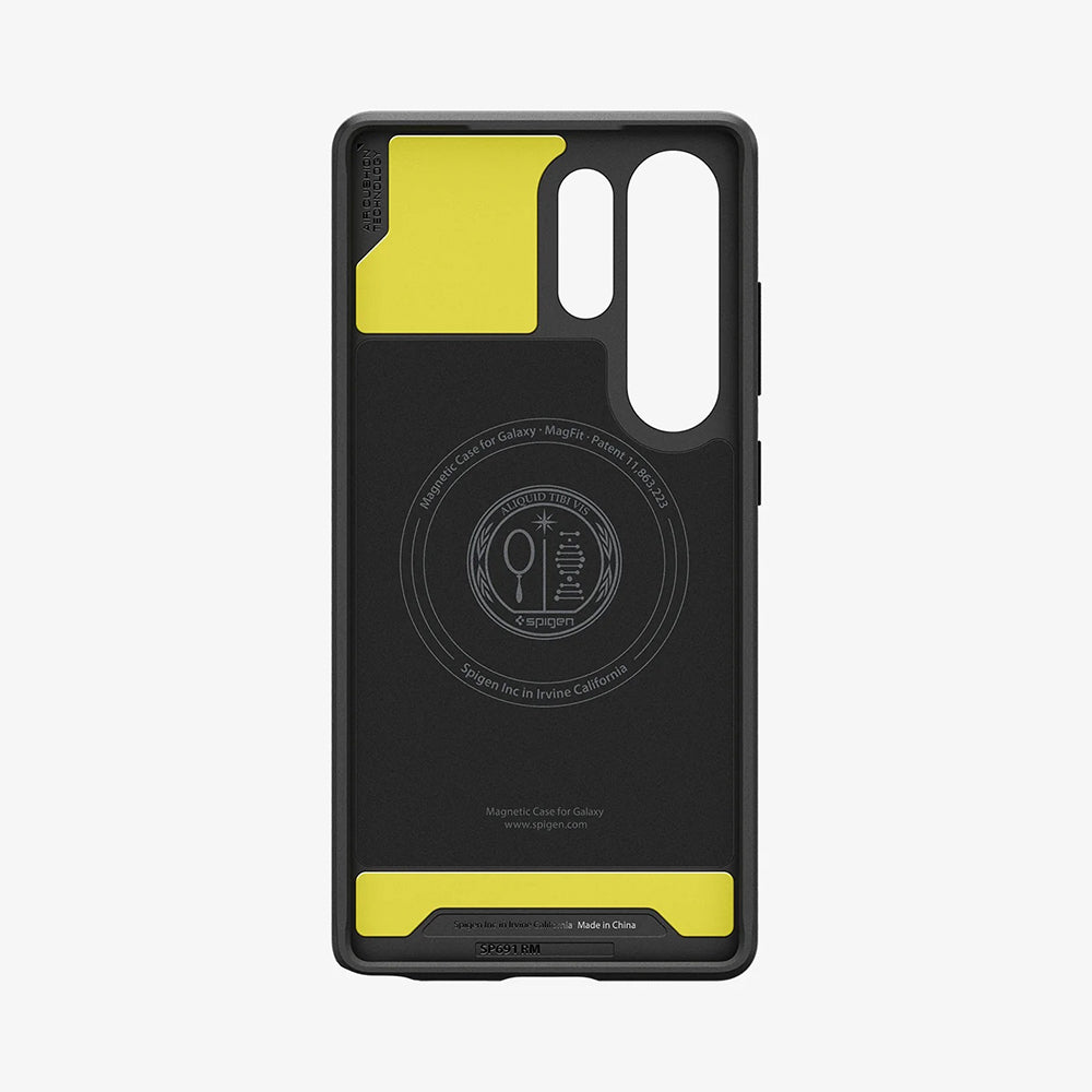 Калъф MagSafe за Samsung Galaxy S25 Ultra S938, Spigen, Rugged Armor, Матово черен ACS08951