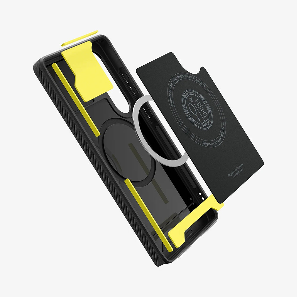 Калъф MagSafe за Samsung Galaxy S25 Ultra S938, Spigen, Rugged Armor, Матово черен ACS08951
