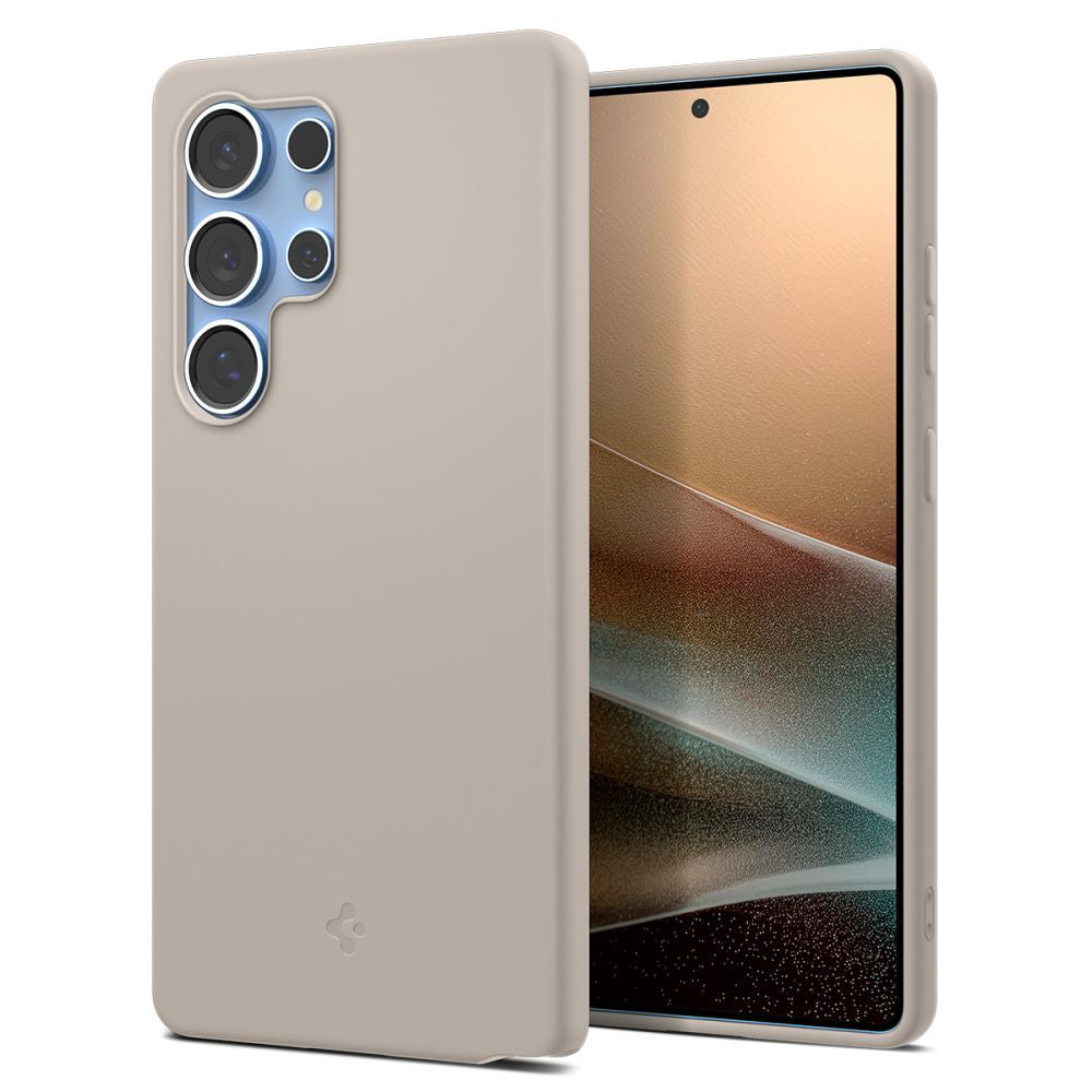 Калъф MagSafe за Samsung Galaxy S25 Ultra S938, Spigen, Silicone Fit, Бежов