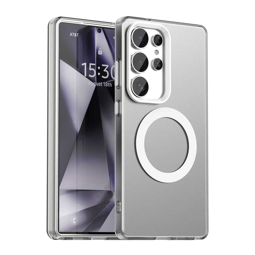 Калъф MagSafe за Samsung Galaxy S25 Ultra S938, Techsuit, CandyCase, Бял