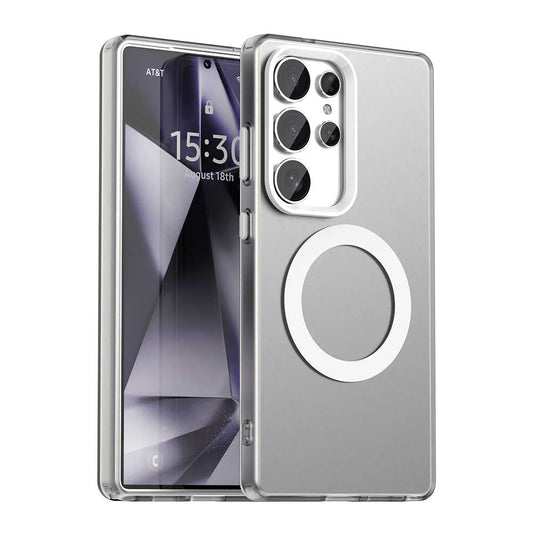 Калъф MagSafe за Samsung Galaxy S25 Ultra S938, Techsuit, CandyCase, Бял