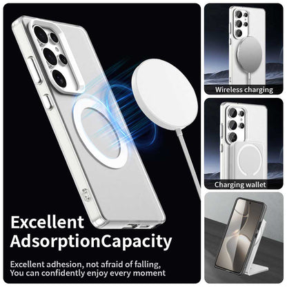 Калъф MagSafe за Samsung Galaxy S25 Ultra S938, Techsuit, CandyCase, Бял