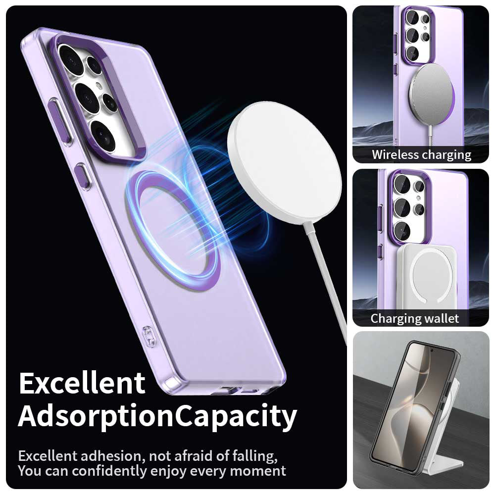 Калъф MagSafe за Samsung Galaxy S25 Ultra S938, Techsuit, CandyCase, Лилав