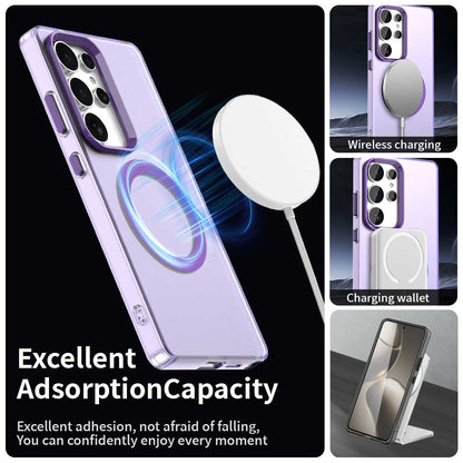 Калъф MagSafe за Samsung Galaxy S25 Ultra S938, Techsuit, CandyCase, Лилав