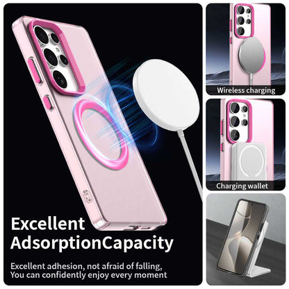 Калъф MagSafe за Samsung Galaxy S25 Ultra S938, Techsuit, CandyCase, Розов