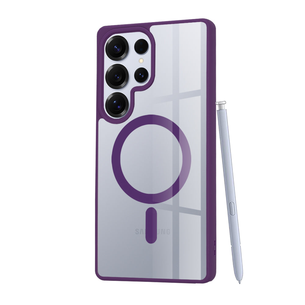 Калъф MagSafe за Samsung Galaxy S25 Ultra S938, Techsuit, Pro, Лилав