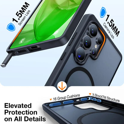 Калъф MagSafe за Samsung Galaxy S25 Ultra S938, Torras, Guardian, Прозрачен