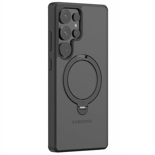 Калъф MagSafe за Samsung Galaxy S25 Ultra S938, Torras, Ostand Spin, Черен
