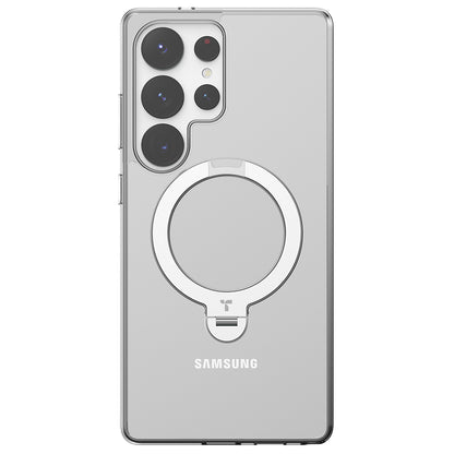 Калъф MagSafe за Samsung Galaxy S25 Ultra S938, Torras, Ostand Spin, Прозрачен