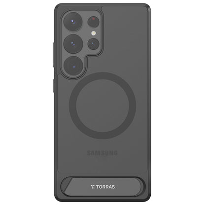 Калъф MagSafe за Samsung Galaxy S25 Ultra S938, Torras, Pstand, Черен