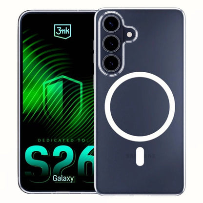 Калъф MagSafe за Samsung Galaxy S26, 3MK, Clear MagCase, Прозрачен