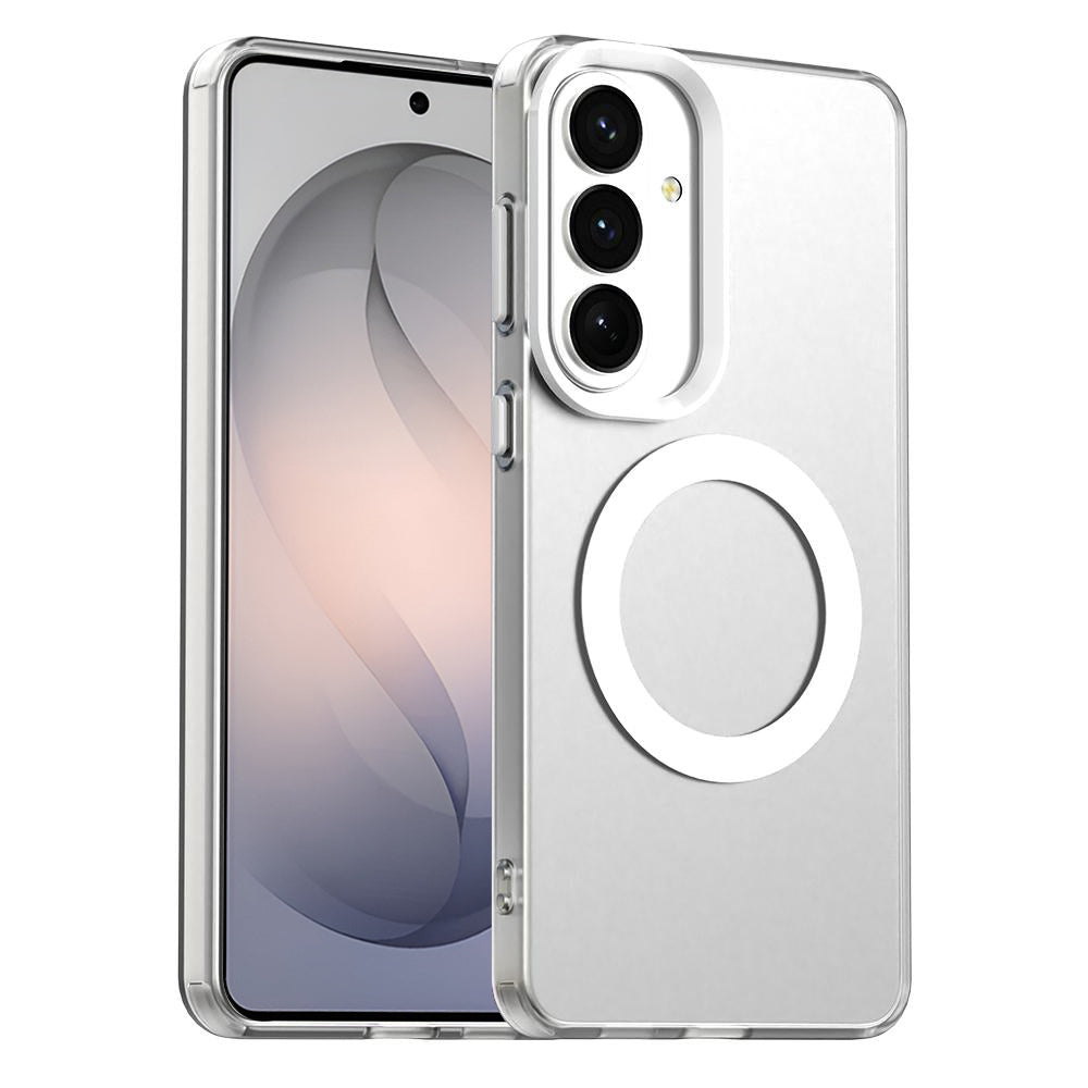 Калъф MagSafe за Samsung Galaxy S26 FE S741, Techsuit, CandyCase, бял