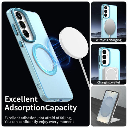 Калъф MagSafe за Samsung Galaxy S26 FE S741, Techsuit, CandyCase, синя
