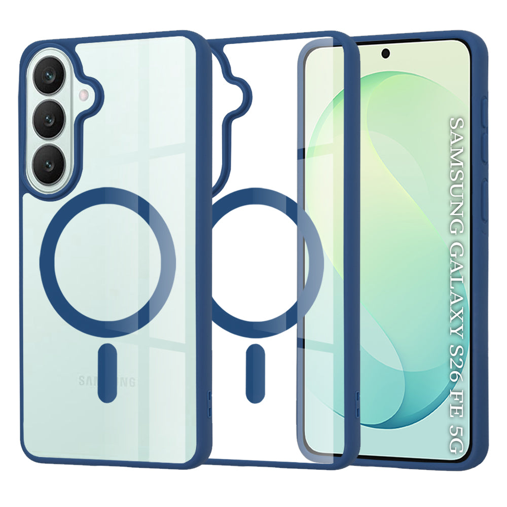 Калъф MagSafe за Samsung Galaxy S26 FE S741, Techsuit, Pro, синя