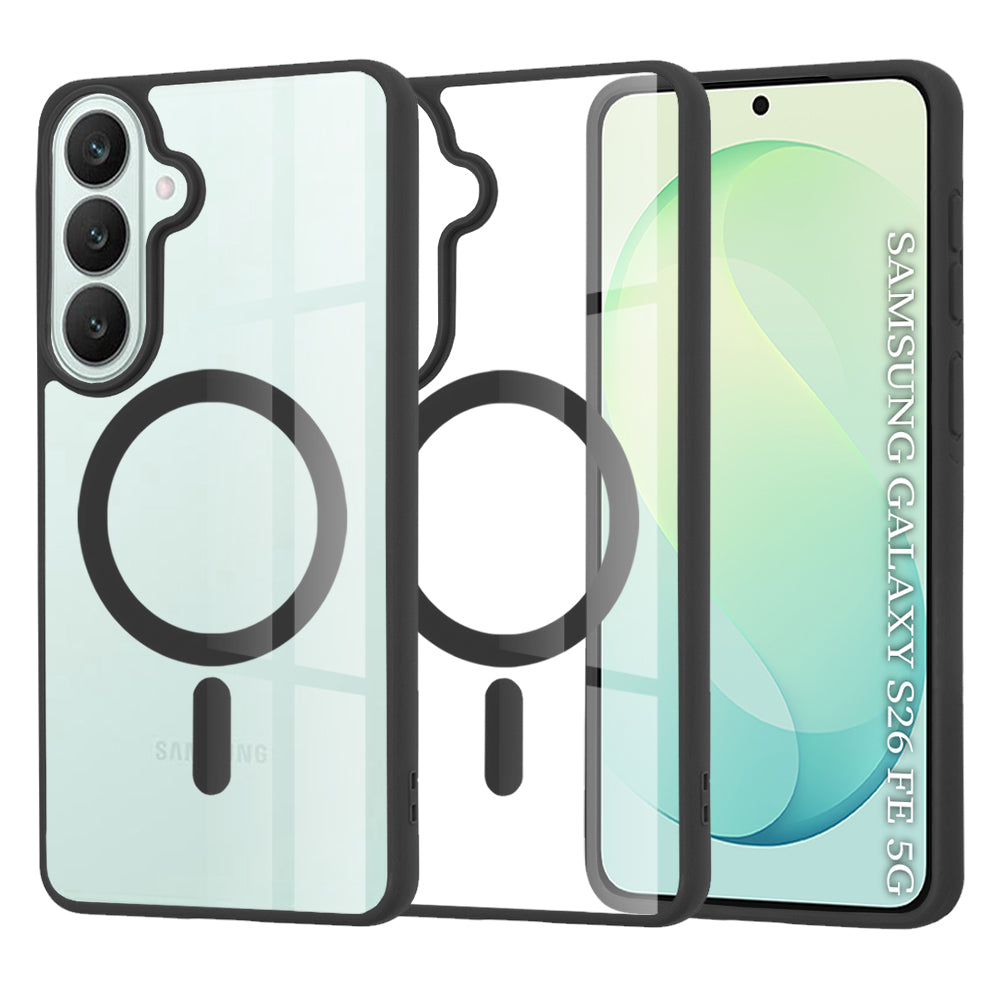 Калъф MagSafe за Samsung Galaxy S26 FE S741, Techsuit, Pro, черен