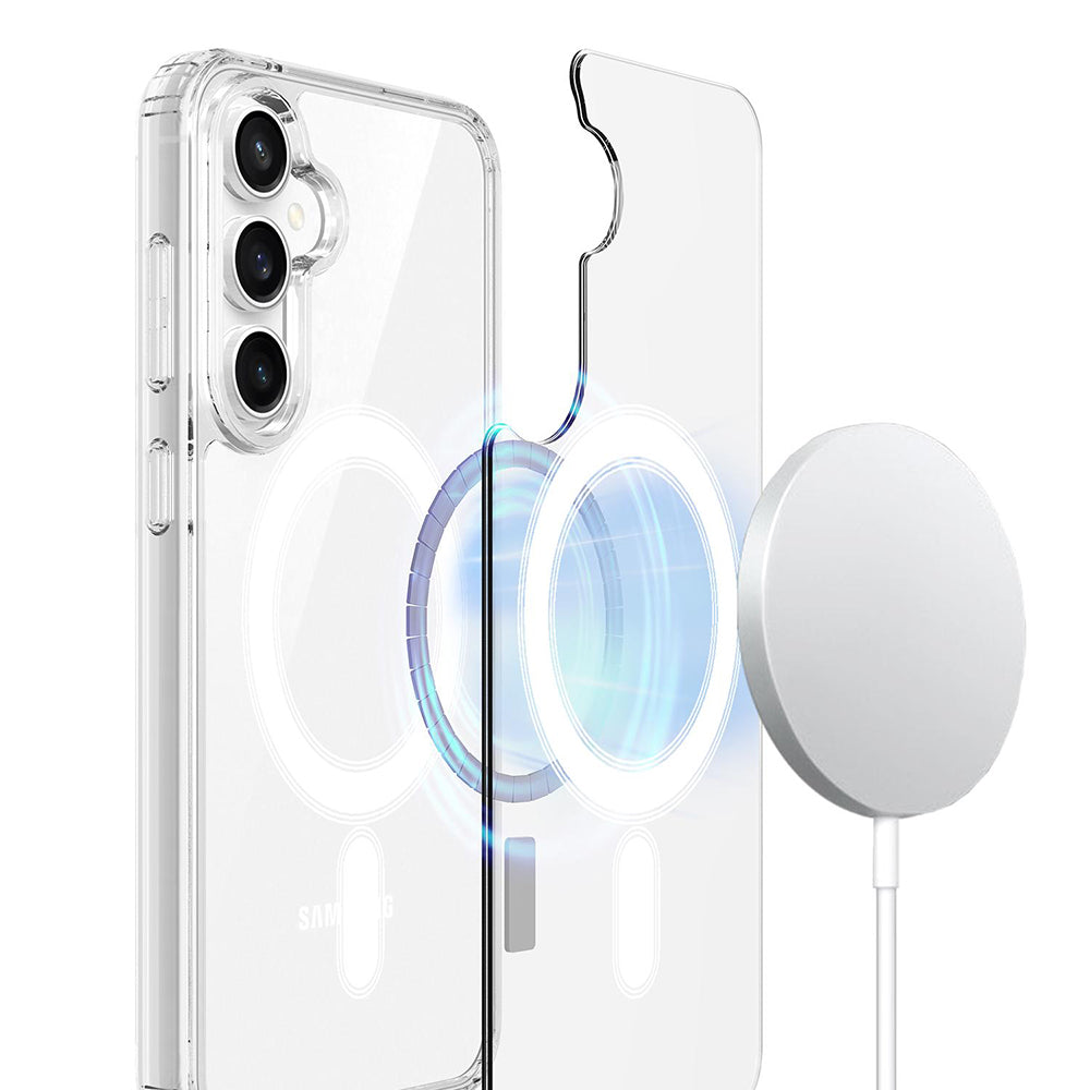 Калъф MagSafe за Samsung Galaxy S26 FE S741, Techsuit, Pro, прозрачен