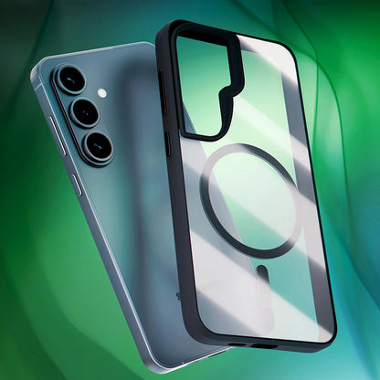 MagSafe Case for Samsung Galaxy S26 Plus, 3MK, Satin Armor, Transparent