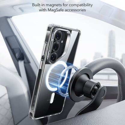 Калъф MagSafe за Samsung Galaxy S26 Plus S947, ESR, Classic Hybrid Kickstand, Прозрачен