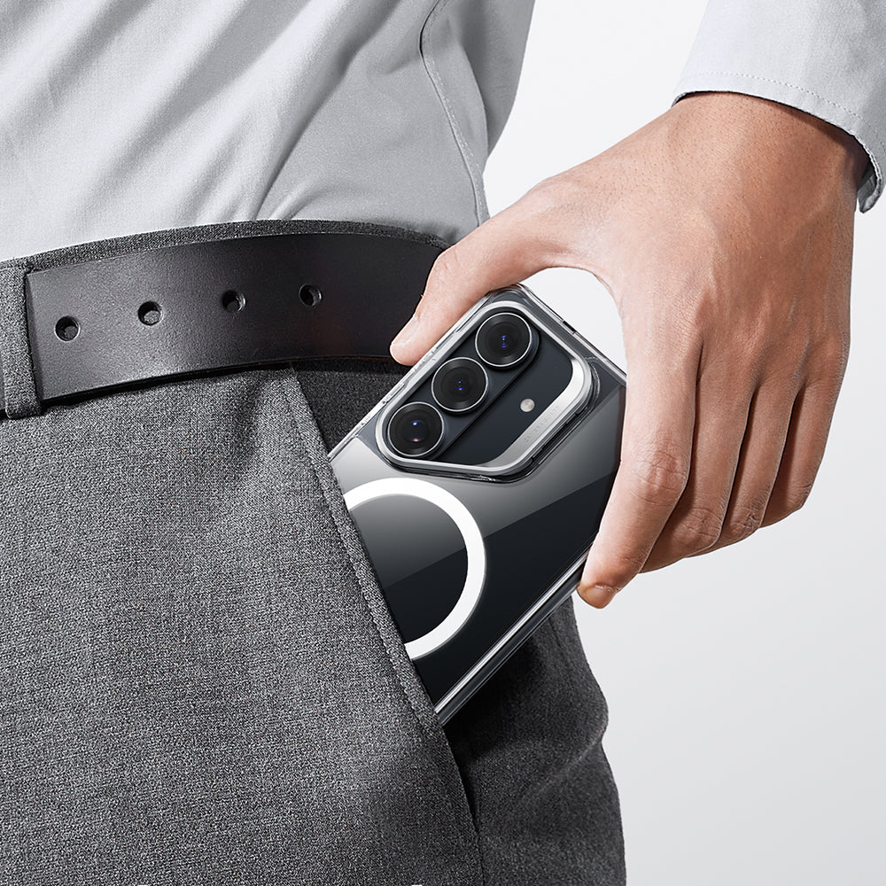 Калъф MagSafe за Samsung Galaxy S26 Plus S947, ESR, Classic Hybrid Kickstand, Прозрачен