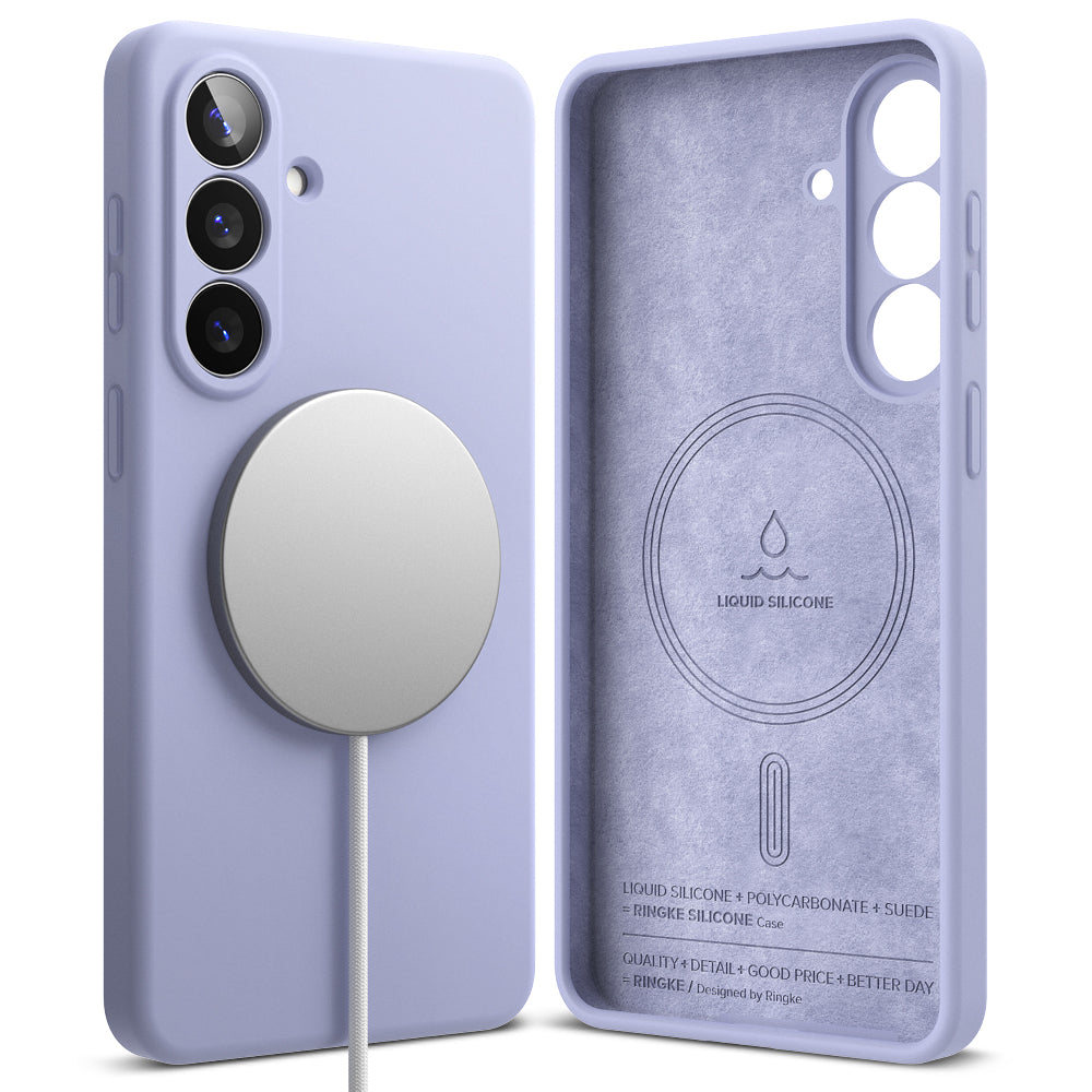 Калъф MagSafe за Samsung Galaxy S26 Plus S947, Ringke, Силикон, Лилав
