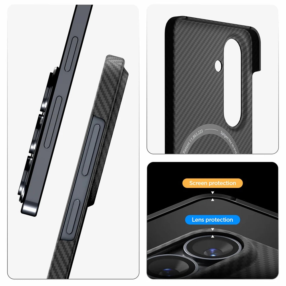 MagSafe Case for Samsung Galaxy S26 Plus S947, Spigen, Air Skin, Black ACS11048