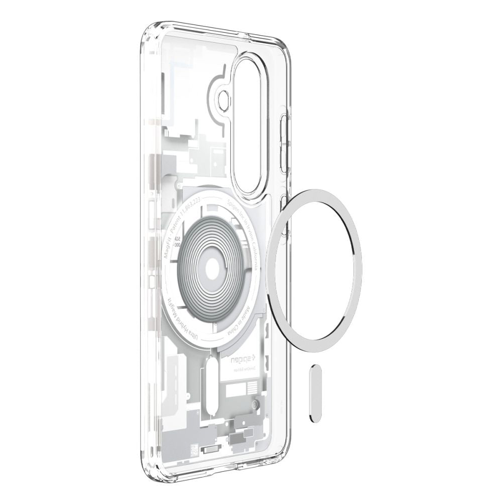 Калъф MagSafe за Samsung Galaxy S26 Plus S947, Spigen, Ultra Hybrid Zero One, Бял ACS10712