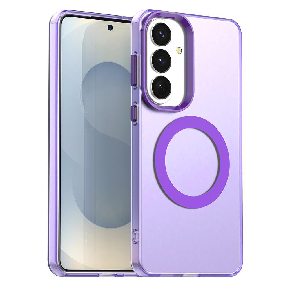 Калъф MagSafe за Samsung Galaxy S26 Plus, Techsuit, CandyCase, Лилав